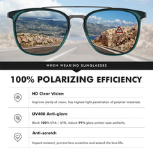 Load image into Gallery viewer, LM Unisex Ultralight TR90 Polarized Sunglasses Men Women UV400 Square Vintage Sun Glasses Driving Eyewear Gafas De Sol