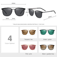 Load image into Gallery viewer, LM Unisex Ultralight TR90 Polarized Sunglasses Men Women UV400 Square Vintage Sun Glasses Driving Eyewear Gafas De Sol