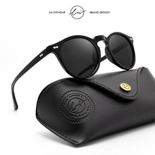 Load image into Gallery viewer, LM Women Polarized Korean Sunglasses Men Small Round Frame Driving Retro Outdoor Glasses Brand Design UV400 oculos