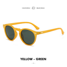 Load image into Gallery viewer, LM Women Polarized Korean Sunglasses Men Small Round Frame Driving Retro Outdoor Glasses Brand Design UV400 oculos
