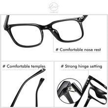 Load image into Gallery viewer, LM Photochromic Blue Light Blocking Glasses Unisex Clear Lens Computer Goggles Women Men Anti Blue Light UV400 Gaming Glasses