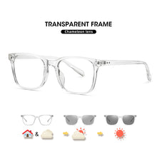 Load image into Gallery viewer, LM Photochromic Blue Light Blocking Glasses Unisex Clear Lens Computer Goggles Women Men Anti Blue Light UV400 Gaming Glasses