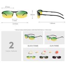 Load image into Gallery viewer, LM Photochromic Sunglasses Men Polarized Day Night Vision Chameleon Glasses Male Change Color Sun Glasses Driving Eyewear oculos