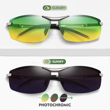 Load image into Gallery viewer, LM Photochromic Sunglasses Men Polarized Day Night Vision Chameleon Glasses Male Change Color Sun Glasses Driving Eyewear oculos