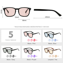 Load image into Gallery viewer, LM Photochromic Sunglasses Women Men Polarized Chameleon Candy Color Lens Classic Square Sun Glasses Trend UV400 Eyewear