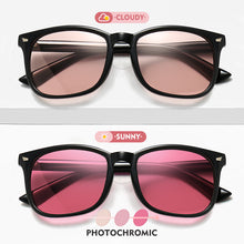 Load image into Gallery viewer, LM Photochromic Sunglasses Women Men Polarized Chameleon Candy Color Lens Classic Square Sun Glasses Trend UV400 Eyewear