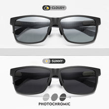 Load image into Gallery viewer, LM Photochromic Trending Styles Aluminium Magnesium Glass Square Men Sunglasses Women Polarized Sun glasses Sport Oculos de sol