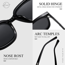 Load image into Gallery viewer, LM Polairzed Lens TR90 Frame 2023 Sunglasses Women Big Size Designer Square Lady Sun Glasses  Female Gafas de sol