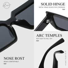 Load image into Gallery viewer, LM Polarized Sunglasses Women Rectangle Frame Brand Designer Retro Outdoor Sun Glasses Square UV400 gafas de sol mujer