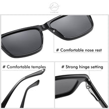 Load image into Gallery viewer, LM Rectangle Ultra Light TR90 Sunglasses Men Polarized Gradient TAC Lens Driving Travel Fishing Classic Sun Glasses Women UV400