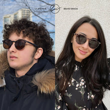 Load image into Gallery viewer, LM Retro Round Sunglasses Women Men Ultralight TR90 Polarized Unisex Driving Shades Vintage Sun Glasses UV400 Gafas De Sol