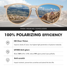 Load image into Gallery viewer, LM Round Sunglasses Women Men Polarized Vintage Sun Glasses Unisex Coating Lens UV400 Outdoor Driving With Case Oculos de sol