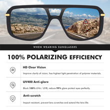 Load image into Gallery viewer, LM Square Oversize Polarized Sunglasses For Women Men 2023 Brand Design Anti Glare Mirror Lens Sun Glasses Oculos De Sol Feminin