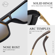 Load image into Gallery viewer, LM Square Oversize Polarized Sunglasses For Women Men 2023 Brand Design Anti Glare Mirror Lens Sun Glasses Oculos De Sol Feminin