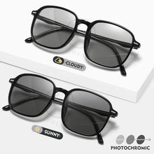 Load image into Gallery viewer, LM Square Photochromic Sunglasses Women Polarized Day Night Vision Glasses Men Transparent Frame Driving Chameleon Sun Glases