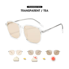 Load image into Gallery viewer, LM Square Photochromic Sunglasses Women Polarized Day Night Vision Glasses Men Transparent Frame Driving Chameleon Sun Glases