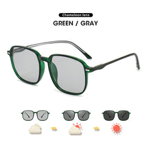 Load image into Gallery viewer, LM Square Photochromic Sunglasses Women Polarized Day Night Vision Glasses Men Transparent Frame Driving Chameleon Sun Glases