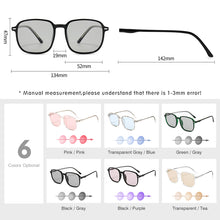 Load image into Gallery viewer, LM Square Photochromic Sunglasses Women Polarized Day Night Vision Glasses Men Transparent Frame Driving Chameleon Sun Glases