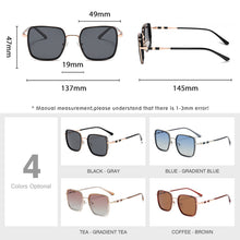 Load image into Gallery viewer, LM Square Retro Women Sunglasses Polarized Fashionable Anti-glare Driving Shades 2023 Lady  Brand Designer UV400 Oculos