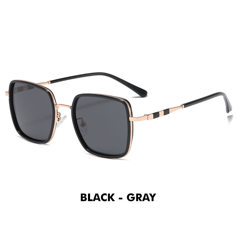 LM Square Retro Women Sunglasses Polarized Fashionable Anti-glare Driving Shades 2023 Lady  Brand Designer UV400 Oculos