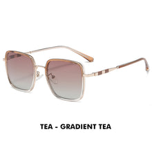 Load image into Gallery viewer, LM Square Retro Women Sunglasses Polarized Fashionable Anti-glare Driving Shades 2023 Lady  Brand Designer UV400 Oculos