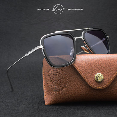 LM Top Steam Punk Tony Stark Iron Man Sunglasses Polarized Men Women Gradient Lens Vintage Driving Eyewear UV400 zonnebril heren
