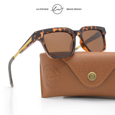 LM Vintage Square Polarized Sunglasses Women Brand Designer Men Sun Glasses Driving Goggles UV400 Eyewear lentes de sol