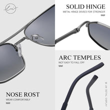 Load image into Gallery viewer, LM Vintage Sunglasses Men Polarized Hexagon Sun Glasses Tea Lens  Driving Fishing Outdoor UV400 Lunette De Soleil