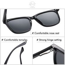 Load image into Gallery viewer, LM Women Retro Outdoor Polarized Sunglasses For Men Transparent Korean Square Driving Sun Glasses Unisex UV400