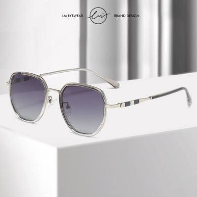 LM Women's Glasses  Brand Design Sunglasses Gradient Polarized Lens Sun glasses Trending Sun glasses UV400 Oculos Feminino