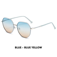 Load image into Gallery viewer, LM  Women's Sunglasses Polarized 2023  Brand Designer Vintage Hexagon Gradient Sun Glasses Female zonnebril dames UV400