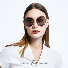 Load image into Gallery viewer, LM  Women's Sunglasses Polarized 2023  Brand Designer Vintage Hexagon Gradient Sun Glasses Female zonnebril dames UV400