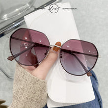 Load image into Gallery viewer, LM  Women's Sunglasses Polarized 2023  Brand Designer Vintage Hexagon Gradient Sun Glasses Female zonnebril dames UV400