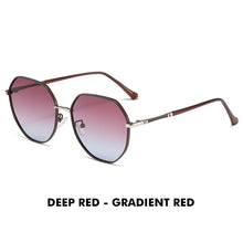 Load image into Gallery viewer, LM  Women's Sunglasses Polarized 2023  Brand Designer Vintage Hexagon Gradient Sun Glasses Female zonnebril dames UV400
