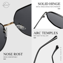 Load image into Gallery viewer, LM  Women's Sunglasses Polarized 2023  Brand Designer Vintage Hexagon Gradient Sun Glasses Female zonnebril dames UV400