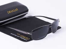 Carica l'immagine nel visualizzatore di Gallery, LMAOCLAN Brand Aluminium Magnesium Polarized Gold Sunglasses Men UV400 Classic Male Square Glasses Driving Eyewear Gafas Oculos