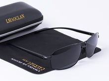 Carica l'immagine nel visualizzatore di Gallery, LMAOCLAN Brand Aluminium Magnesium Polarized Gold Sunglasses Men UV400 Classic Male Square Glasses Driving Eyewear Gafas Oculos