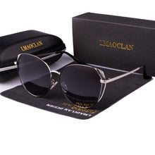 Load image into Gallery viewer, LMAOCLAN Polarized Sunglasses Women Ladies Sun Glasses Female Vintage Hollow Out Oversized Eyewear UV400