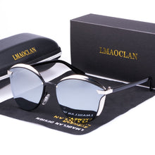 Load image into Gallery viewer, LMAOCLAN Women Polarized Sunglasses  Cat Eye Ladies Vintage Brand Designer Female Sun Glasses Oculos Gafas