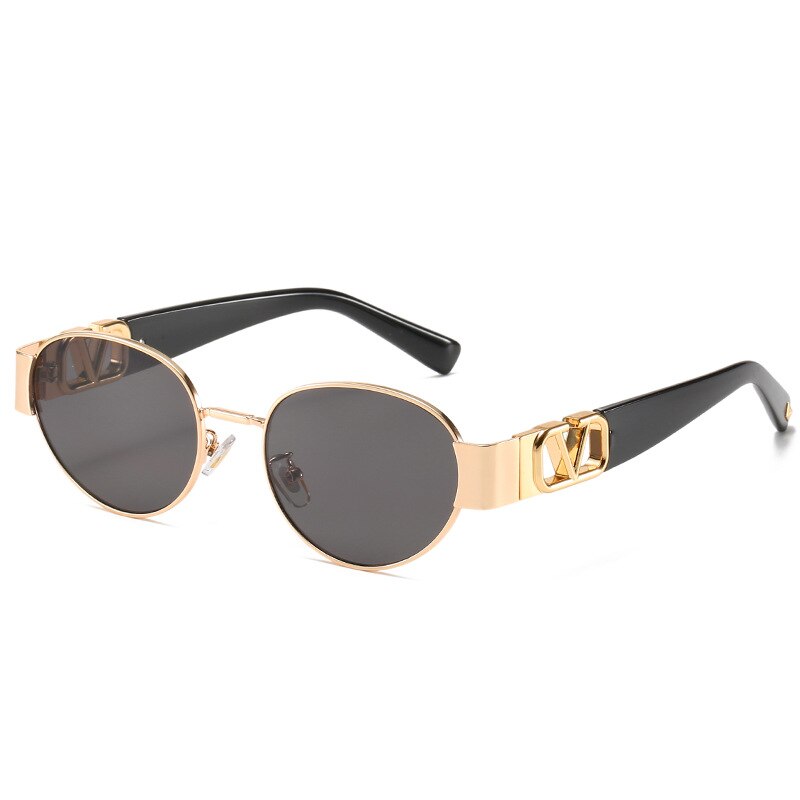 LNFCXI 2023 Retro Sunglasses Women Men Brand Designer Steam Punk Female Male Top Round Sun Glasses UV400