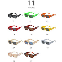Carica l&#39;immagine nel visualizzatore di Gallery, LNFCXI 2023 Occhiali da sole retrò da uomo Occhiali da sole femminili per donna Occhiali da sole da donna Freccia Logo Occhiali Gafas De Sol 