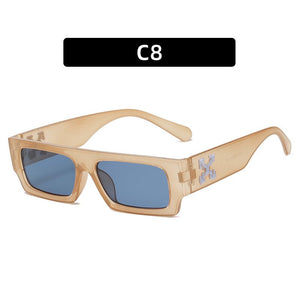 LNFCXI 2023 Occhiali da sole retrò da uomo Occhiali da sole femminili per donna Occhiali da sole da donna Freccia Logo Occhiali Gafas De Sol 