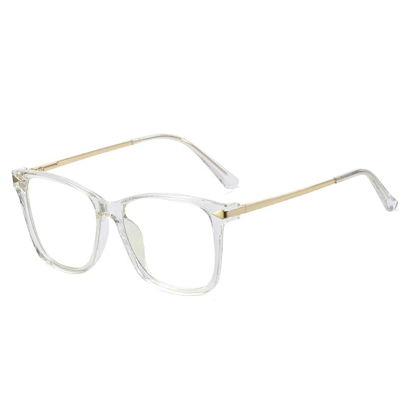 LNFCXI Anti Blue TR90 Square  Glasses Frames Men Women Trending Styles Optical Computer Glasses UV400