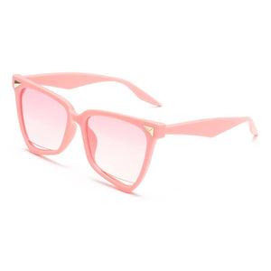 LNFCXI  Cat Eye Rainbow Sunglasses Female Leopard Grain Rice Nail Rainbow Color Women eye glasses frames for Women
