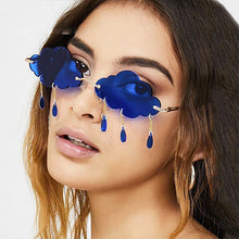 Load image into Gallery viewer, LNFCXI Ins Popular Cloud Shape Raining Sunglasses Women Rimless Gradient Shades Men UV400
