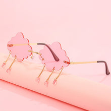 Load image into Gallery viewer, LNFCXI Ins Popular Cloud Shape Raining Sunglasses Women Rimless Gradient Shades Men UV400
