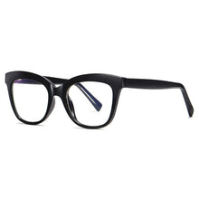 Load image into Gallery viewer, LNFCXI TR90 Round Ocean Transparent Light Blocking Glasses Computer Glasses for Women Anti Radiation Gaming Glasses Spring Leg