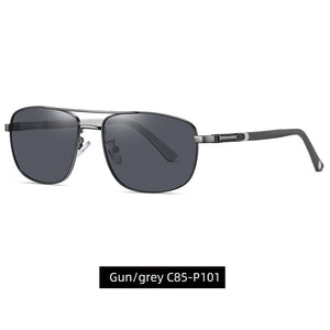 LOCKSOSO Sunglasses Men 2023 Classic Retro Driving Summer Polarized UV400 Decorative Sun Glasses mirror brand designer