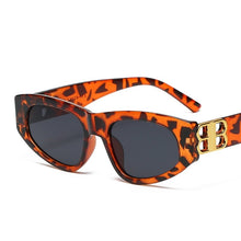 Carica l&#39;immagine nel visualizzatore di Gallery, LONSY Cat Eye Sunglasses Women Men  Brand Designer Retro Small Square Rectangle Sun Glasses Shades Female UV400
