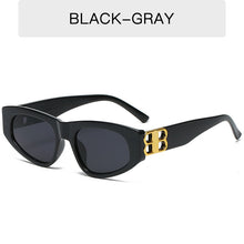 Carica l&#39;immagine nel visualizzatore di Gallery, LONSY Cat Eye Sunglasses Women Men  Brand Designer Retro Small Square Rectangle Sun Glasses Shades Female UV400